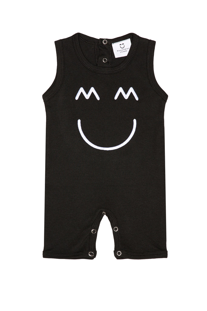 Sleeveless Romper Set- Cap and Bodysuit